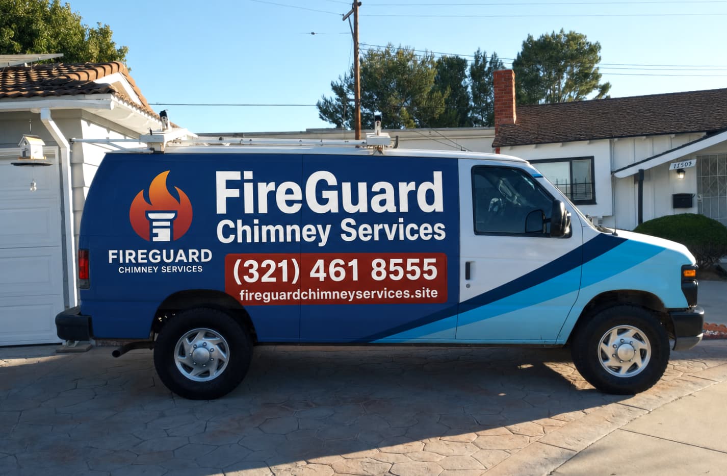 FireGuard Chimney Services van